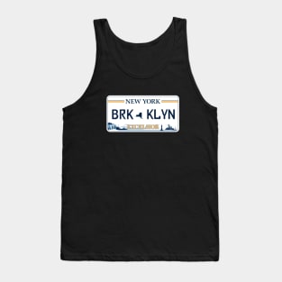 Brooklyn car license plate Tank Top